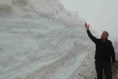 Mersin’de Şaşırtan Manzara: 2 Metreyi Aşan Kar Tünelleri Oluştu