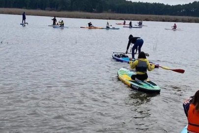 Yayla gölü, kana sporcularını ağırladı
