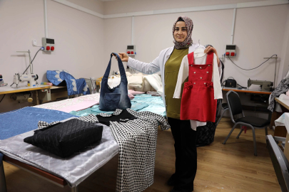 Oğuzeli'nde Atık Kumaşlar Kadınların Elinde Hayat Buluyor
