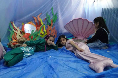 Minik Öğrenciler İçin Sınıf Okyanusa Dönüştü