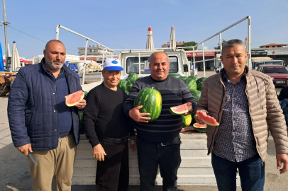 Serik'te İlk Erkenci Karpuz Hasadı: Kilosu 40 TL'den Satıldı