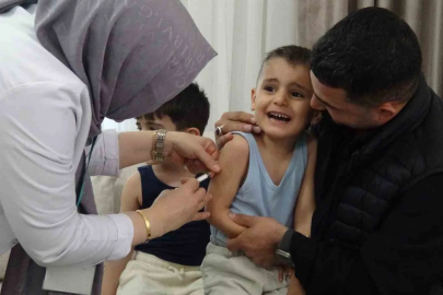 Batman Gercüş'te Sağlık Ekiplerinden Kapı Kapı Aşı Hizmeti