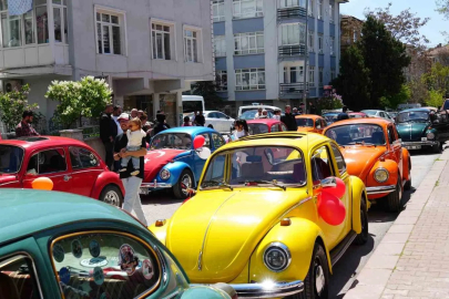 Özel Çocukların 'Tosbağa' Sevincine Renkli Konvoy