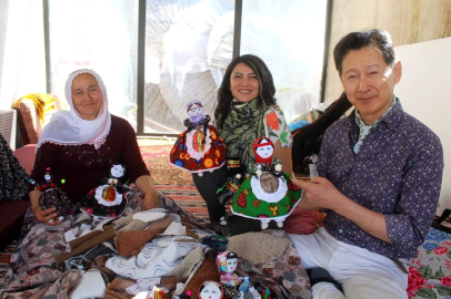 Japon Sanatçı Bez Bebek Yapmak İçin Kayseri'ye Geldi
