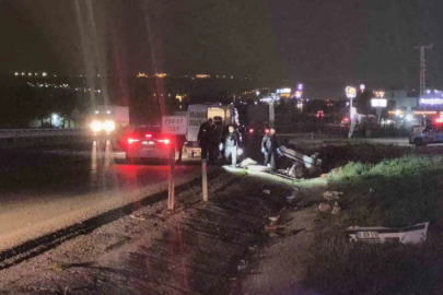 Ankara Gölbaşı'nda Otomobil Takla Attı: 1 Ölü, 2 Yaralı