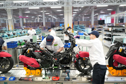 İzmir'de 100 Bin Kapasiteli Honda Motosiklet Fabrikası Açıldı