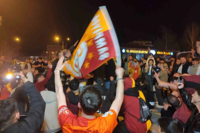Ardahan’da Galatasaray’ın şampiyonluk sevinci yaşandı
