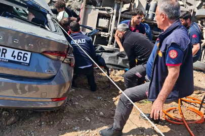 Batman-Diyarbakır karayolunda feci kaza: 1 ölü, 2 yaralı
