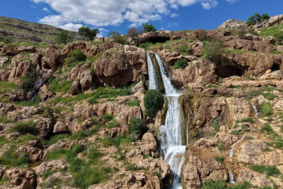 Mardin'in Saklı Cenneti GAP Şelalesi Yağışlarla Yeniden Hayat Buldu