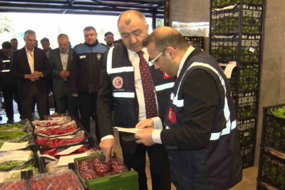 Bayrampaşa Sebze ve Meyve Hali’nde fahiş fiyat ve ürün denetimi
