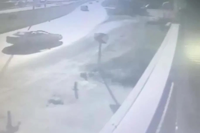 Zonguldak’ta 6 kişinin yaralandığı kaza güvenlik kamerasına yansıdı
