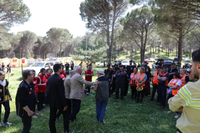 Kazdağları’nda gerçeğini aratmayan arama kurtarma tatbikatı

