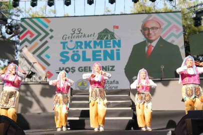 33. Geleneksel Türkmen Şöleni’ne binlerce kişi katıldı