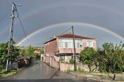 İstanbul’da gökkuşağı sürprizi
