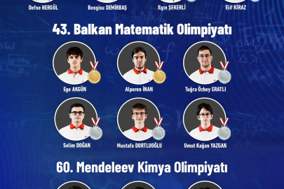 Uluslararası Bilim Olimpiyatları’nda Türk genlerinden büyük başarı: 4 altın, 8 gümüş ve 1 bronz madalya