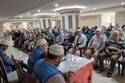 Erzincanlı hacı adaylarına Arafat vakfesi eğitimi