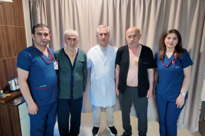 Kilometrelerce uzaklıktan Denizli’ye gelen 2 hasta başarılı bypass ameliyatlarıyla sağlığına kavuştu
