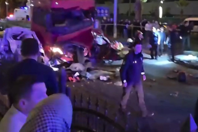 Giresun'da 4 araçlı zincirleme kaza kamerada; 3'ü çocuk 5 ölü, 7 yaralı