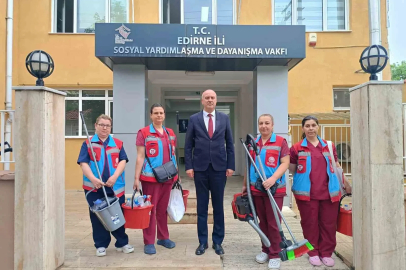 Edirne’de vefa hizmetleri yüzleri güldürüyor, gönülleri ısıtıyor
