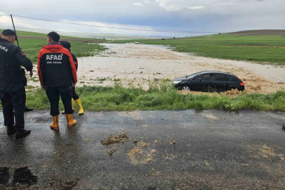 Kırşehir’de sağanak sele neden oldu
