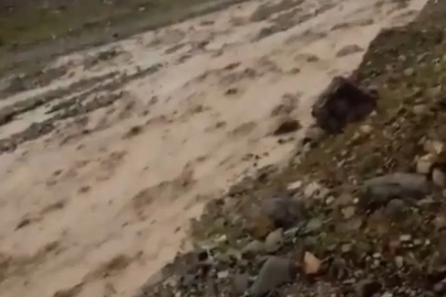 Elazığ’da sağanak sonrası sel
