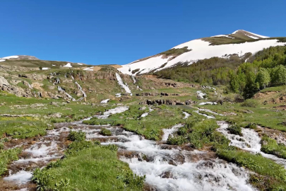 Erzincan’da 2 bin metre rakımda saklı kalan Konarlı Şelalesi