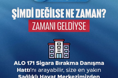 Bakan Memişoğlu: "ALO 171 Sigara Bırakma Danışma Hattımızda 2026’nın ilk 4 ayında 143 bin 534 vatandaşımıza destek sunduk"
