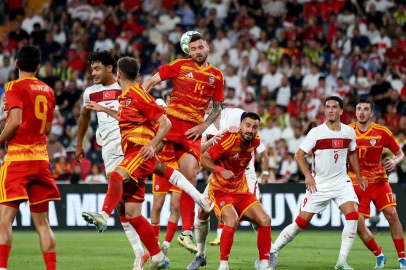 Hazırlık Maçı: Türkiye: 2 - Kuzey Makedonya: 0 (İlk yarı)
