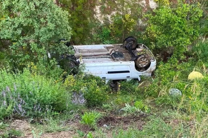 Burdur’da otomobil takla attı: 1 ölü, 2 yaralı