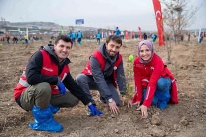 Türk Kızılay ve Tarım ve Orman Bakanlığı iş birliğinde "Hastaya kan ormana can" projesi devam ediyor
