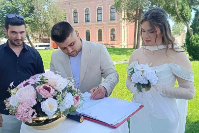 Edirne’de 33 çiftin mutluluğu aynı tarihte buluştu: Evlenmek için 06.06.2026’yı seçtiler
