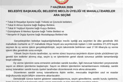 YSK Başkanı Mutta: "Yüksek Seçim Kurulu adına sonuçların milletimize hayırlı olmasını diliyorum"
