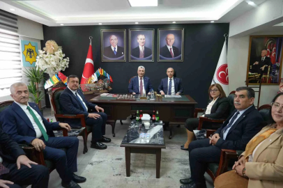 Bakan Bolat’tan MHP Gaziantep İl Başkanı Kılıç’a hayırlı olsun ziyareti
