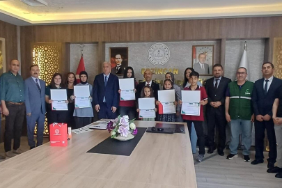 Sağlıklı Nesil Sağlıklı Gelecek Yarışması'nda dereceye giren öğrenciler ödüllendirildi