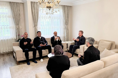 Vali Aydoğdu’dan İl Milli Eğitim Müdürü Kartal’a taziye ziyareti