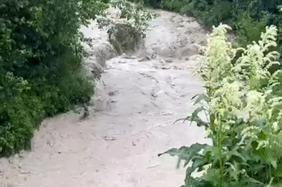 Bolu’da dereler taştı, tarım arazileri sular altında kaldı
