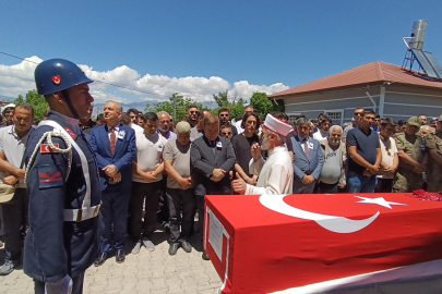 Kazada hayatını kaybeden uzman çavuş, son yolculuğuna uğurlandı