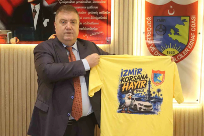 İzmir’de taksicilerden ‘korsana hayır’ mesajı
