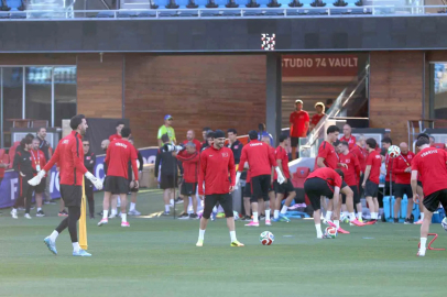 A Milli Futbol Takımı, San Francisco’daki ilk antrenmanını yaptı
