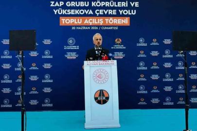 Bakan Uraloğlu: "Bir zamanlar ’girilmez’ denilen vadilerde şimdi tüneller açılıyor, köprüler yükseliyor"
