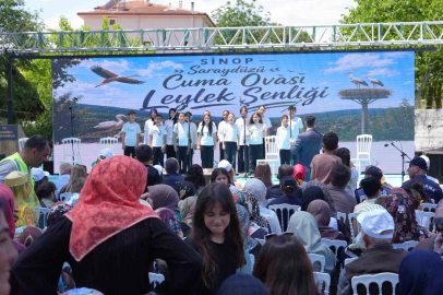 Sinop’ta Leylek Şenliği: Yavrular halkalandı
