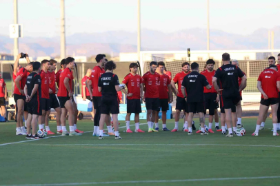 A Milli Futbol Takımı, ABD maçı hazırlıklarına devam etti
