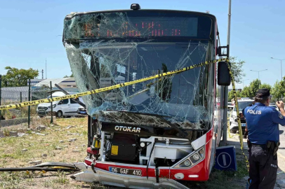 Başkentte EGO otobüsü kaza yaptı: 1 ölü, 9 yaralı