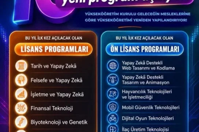 Yükseköğretimde 16 yeni program açılıyor

