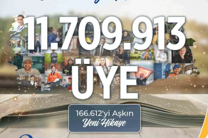 AK Parti 11 milyon 709 bin 913 üyeye ulaştı
