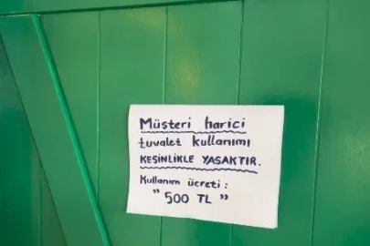 Muğla Akyaka bu defa fahiş WC ücreti ile gündeme geldi
