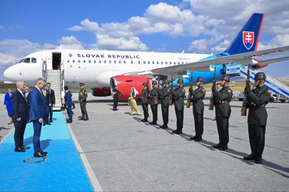 Slovakya Cumhurbaşkanı Pellegrini ve Slovenya Başbakanı Jansa Ankara’da
