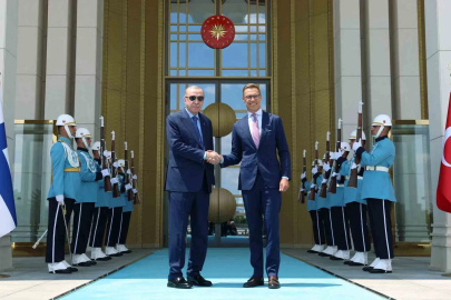 Cumhurbaşkanı Erdoğan, Finlandiya Cumhurbaşkanı Stubb ile görüştü
