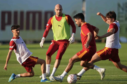 Galatasaray, günü çift antrenmanla tamamladı
