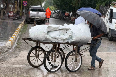 Iğdır’da sağanak yağış etkili oldu
